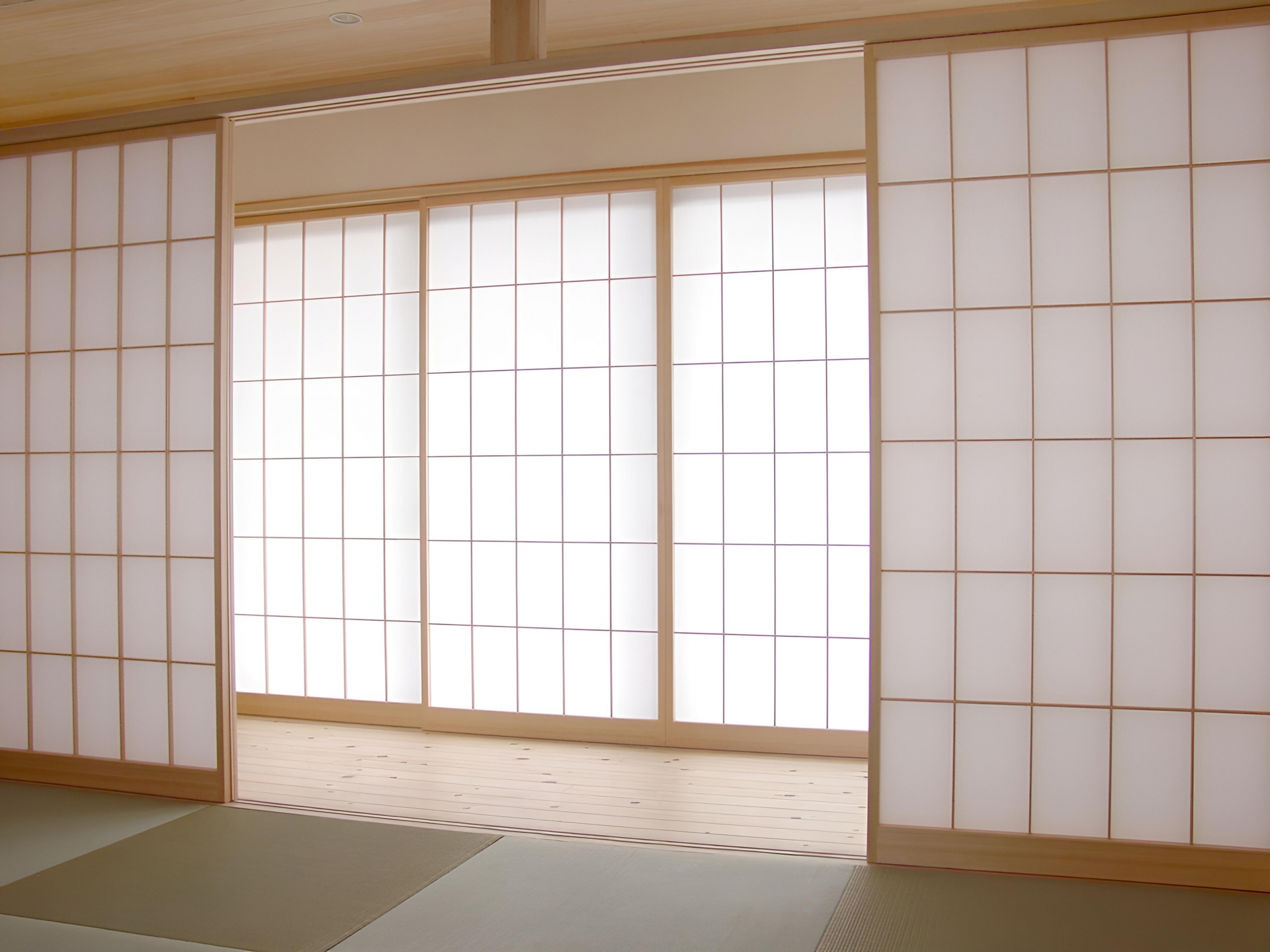 新しい障子